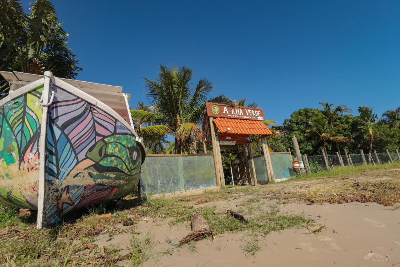 A Ilha Verde Hotel Pousada Na Praia Ilha do Mel Bagian luar foto