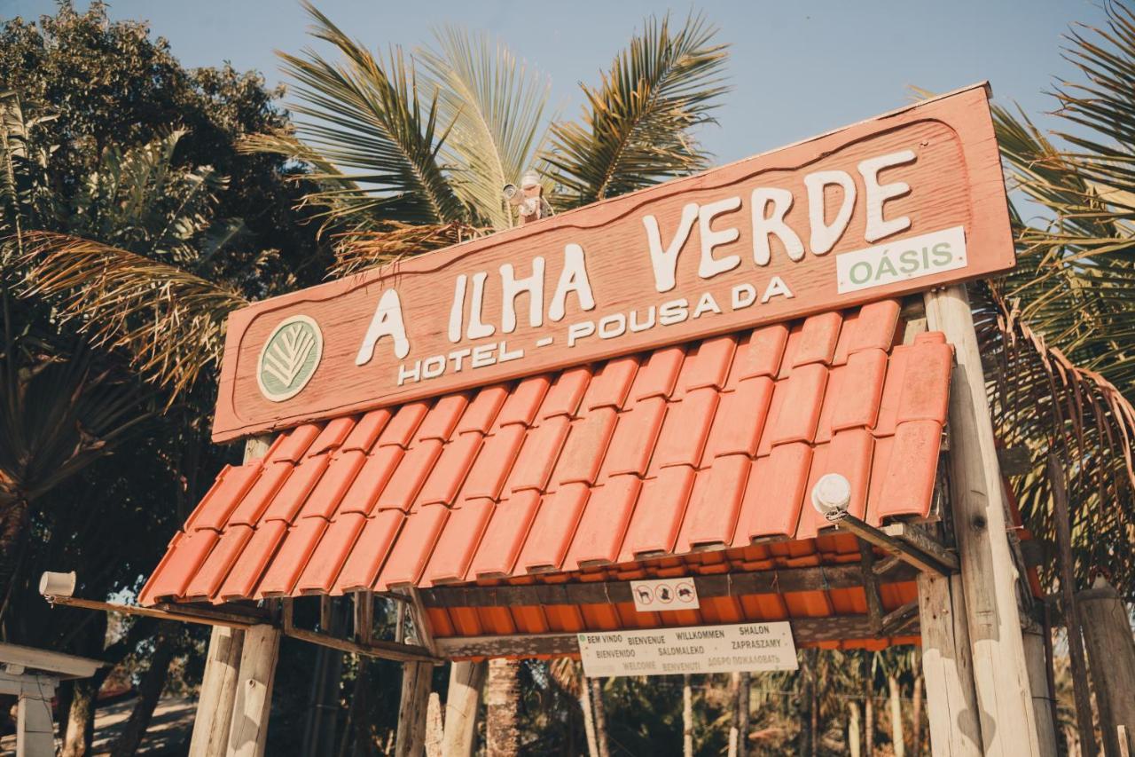 A Ilha Verde Hotel Pousada Na Praia Ilha do Mel Bagian luar foto