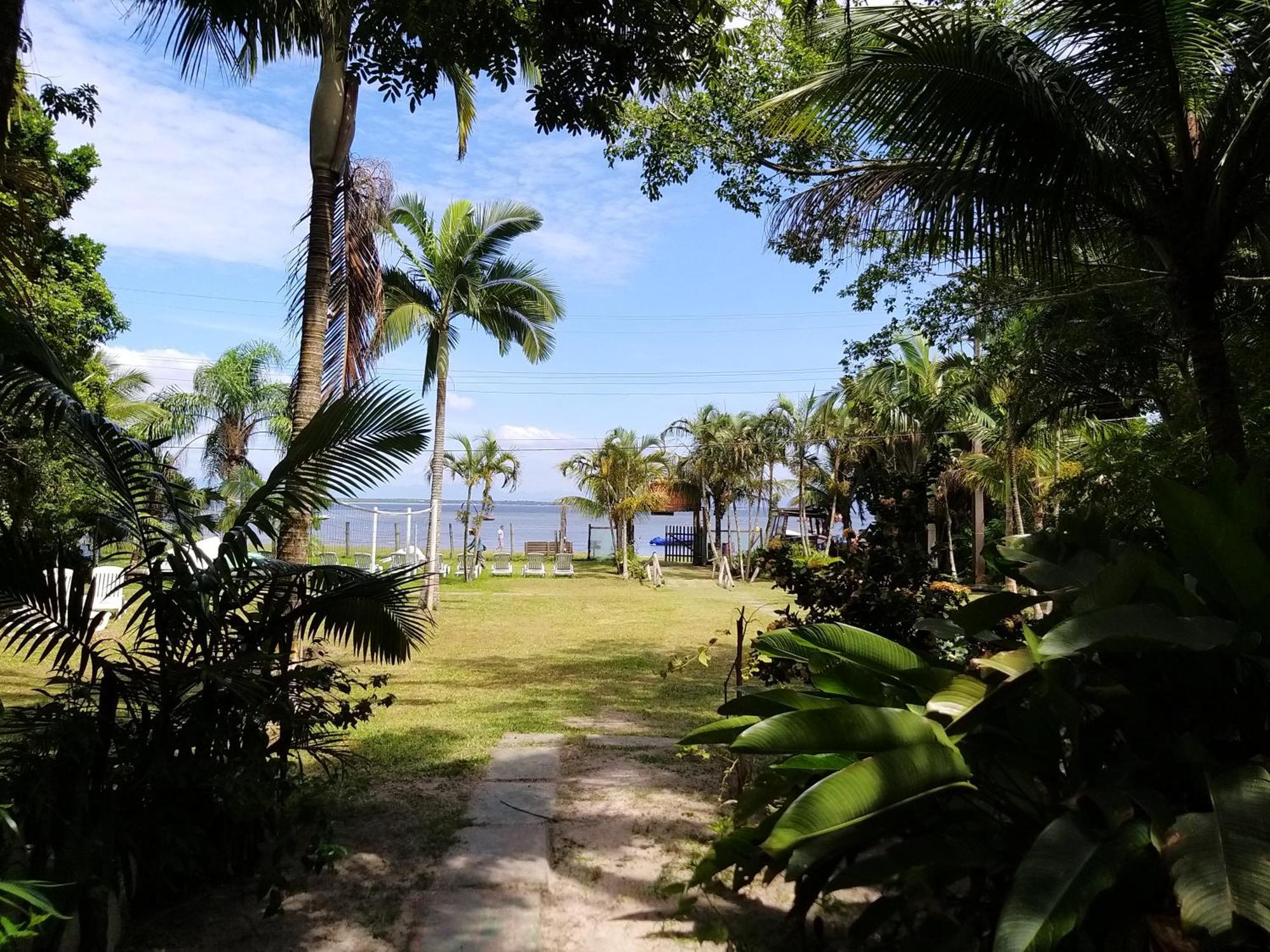 A Ilha Verde Hotel Pousada Na Praia Ilha do Mel Bagian luar foto